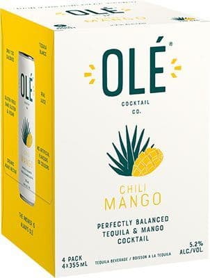 Ole Cocktail Co. Chili Mango, 4 x 355 ml