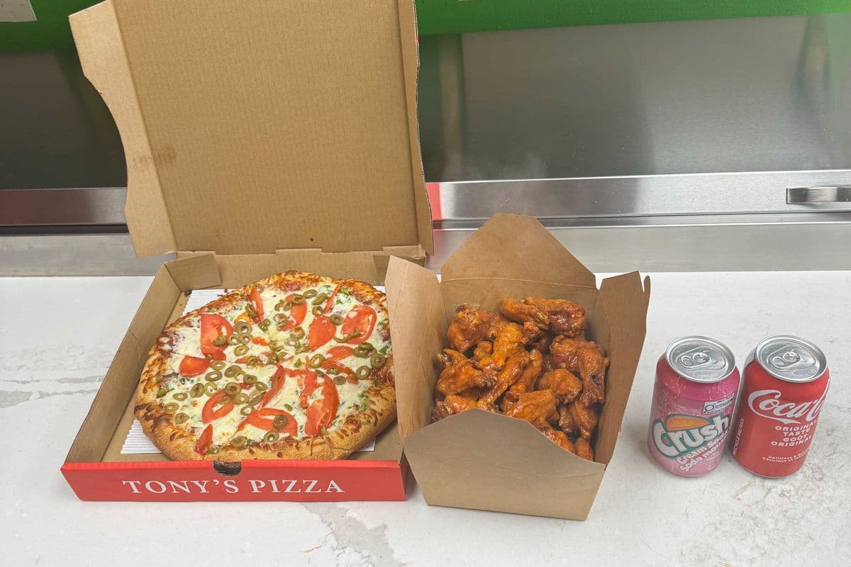 09" Small Pizza and Wings Combo