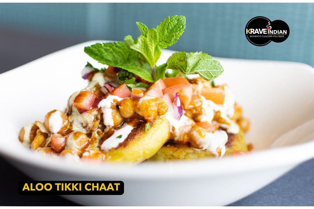 Aloo Tikki Chaat (1 order)