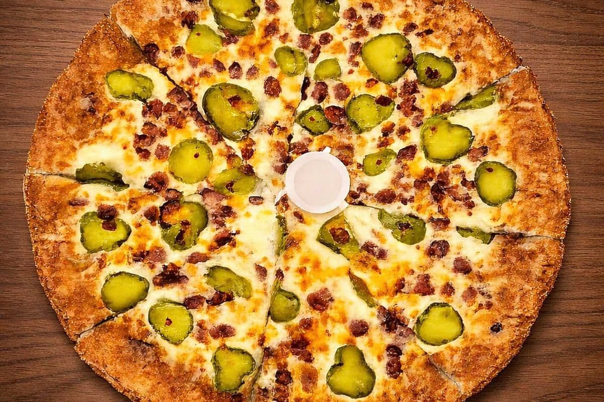6. Zesty Pickle Crunch Pizza-16" Extra Large