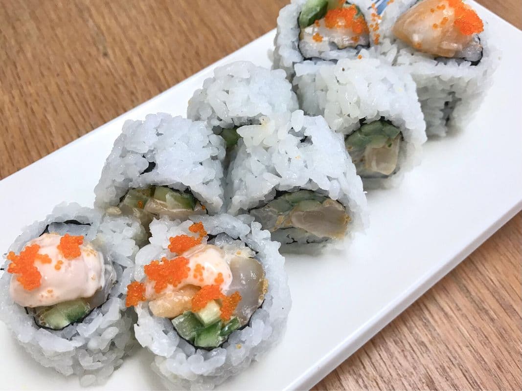 Chopped Scallop Roll