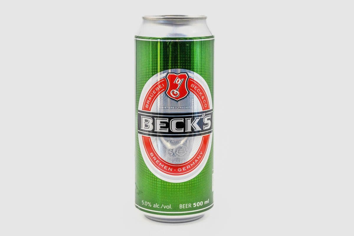 Becks Lager (1 x 500 ml Can)