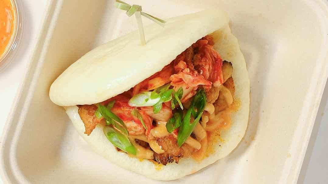 PORK KIMCHI BAO.