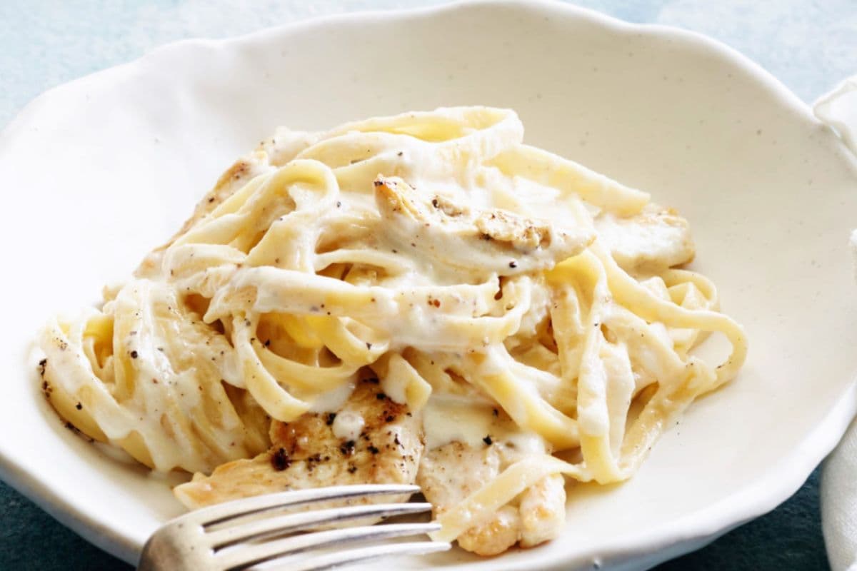 Fettuccine Chicken Alfredo Sauce