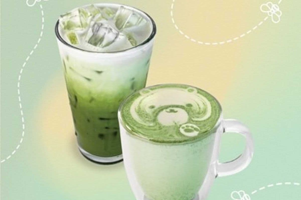 Honey Oat Matcha Tea Latte