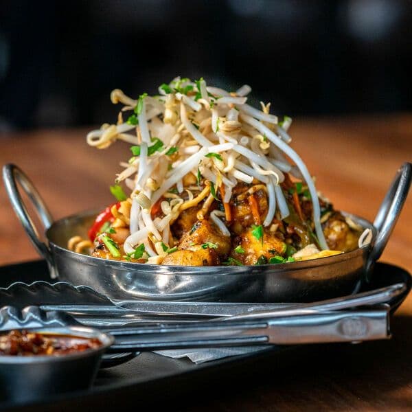 KUNG PAO TOFU LETTUCE WRAPS