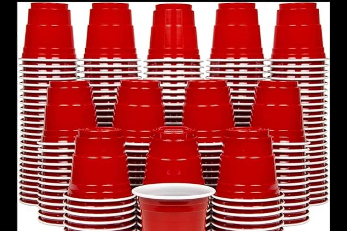Plastic short cup glass(set of 5) (2 ft oz/59 ml each))
