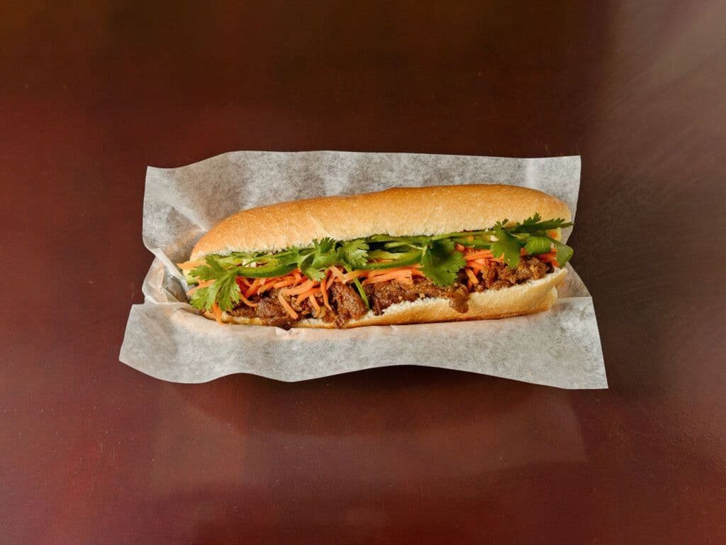 A10. Grilled Lemongrass Chicken and Pork Sub