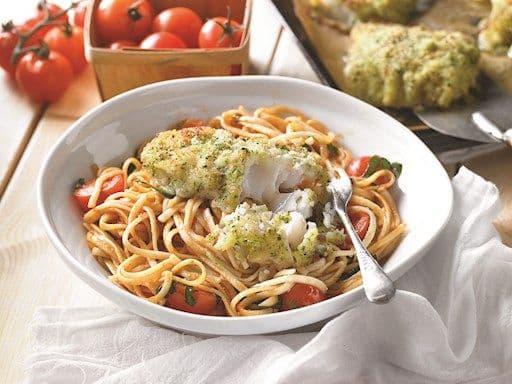 Morue en croûte à l'italienne / Italian Crusted Cod
