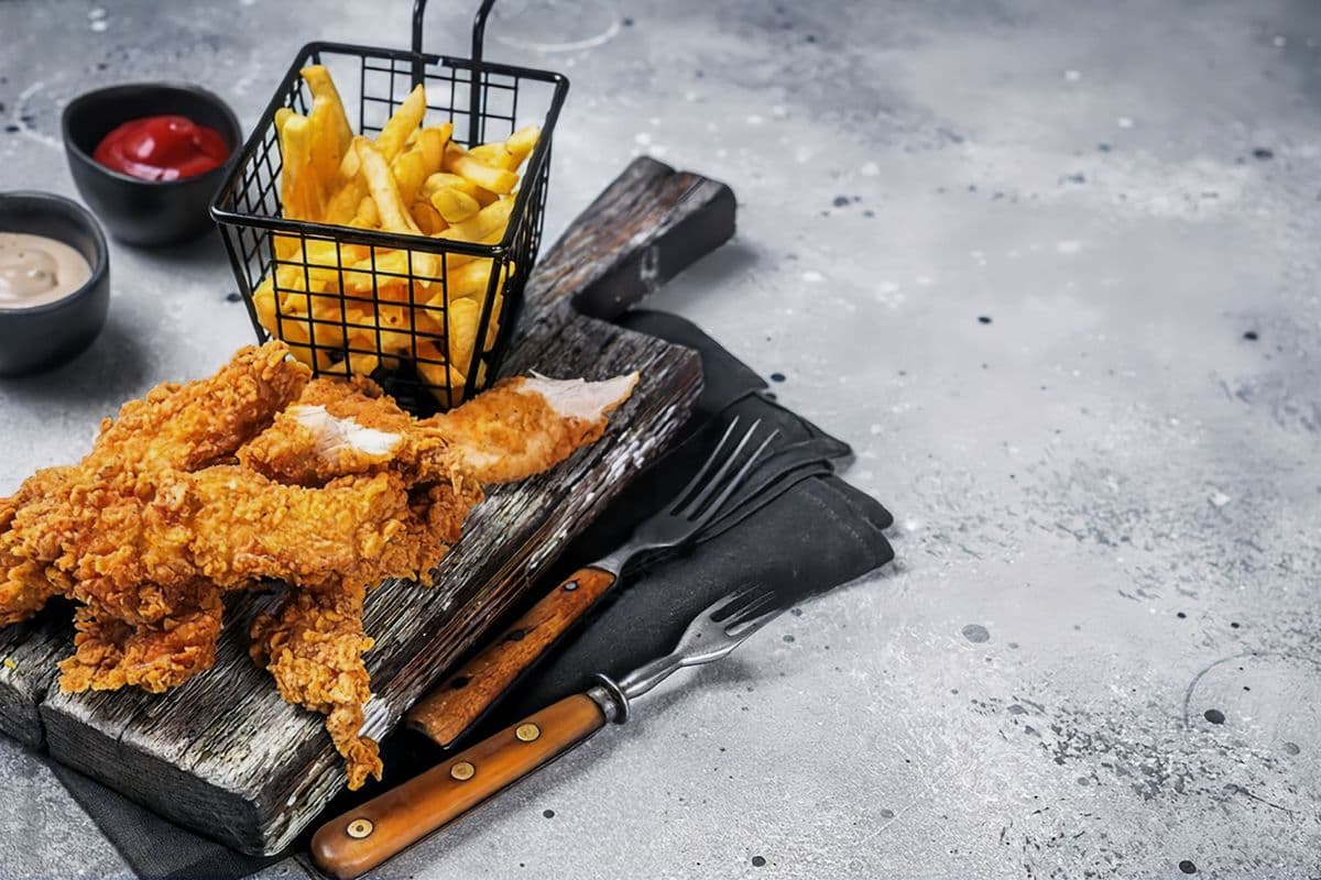 Tenders (4 pcs) with fries