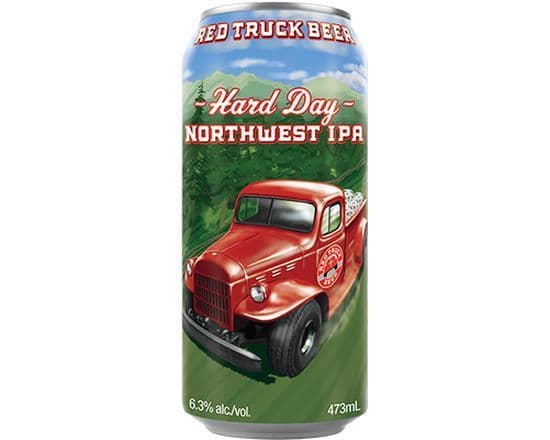Red Truck Brewing Hard Day IPA, 473 ml