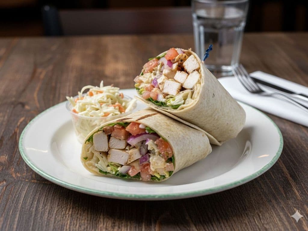 Greek Chicken Wrap