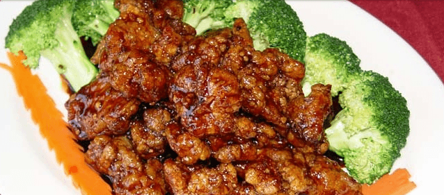 58. Crispy Beef in Orange Peel Sauce