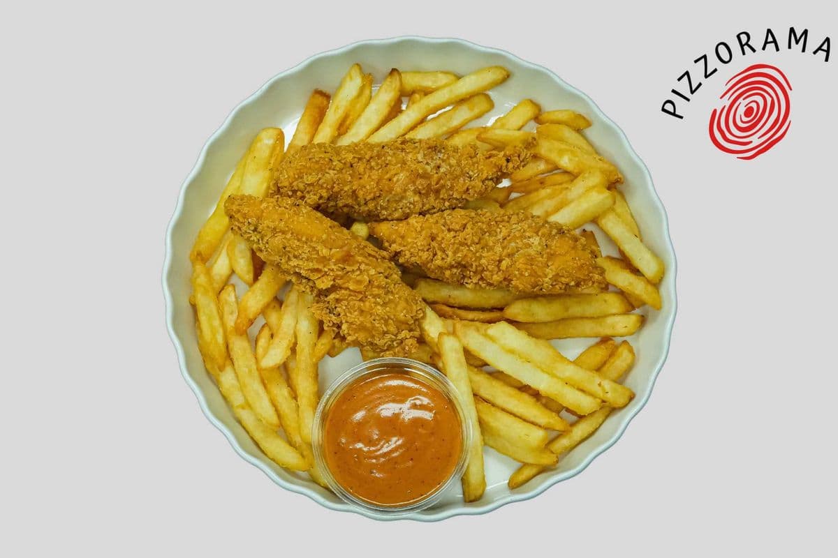 3 Crispy Chicken Breast Fillets and Fries