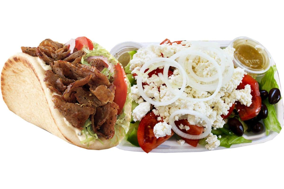 Gyros and Salad