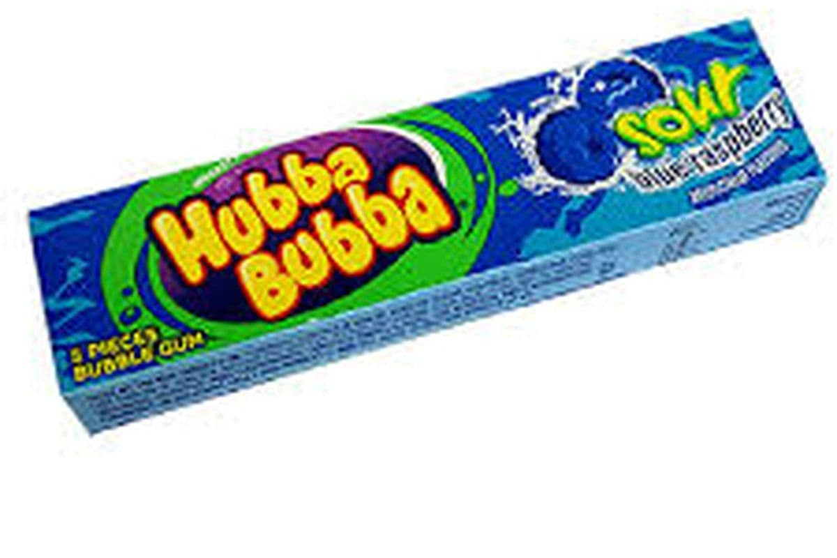 Hubba Bubba sour blue Raspberry