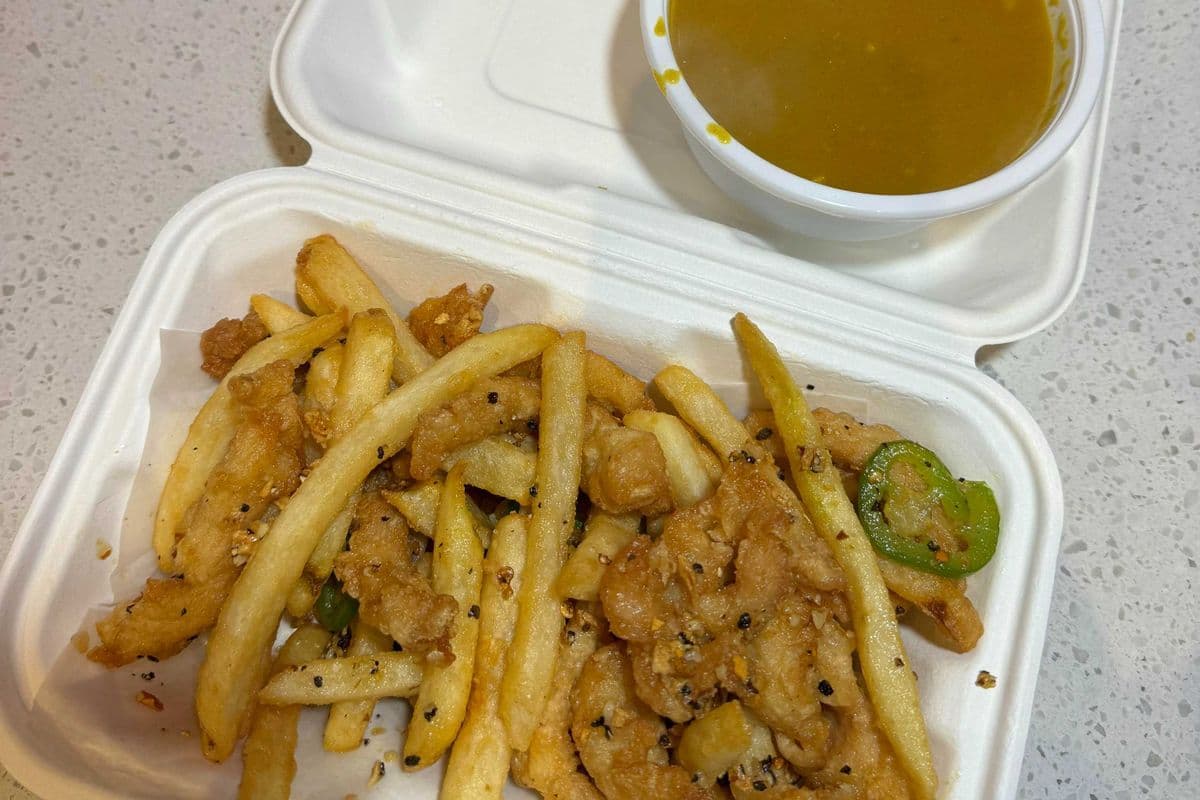Salt Spicy Chicken and Chips