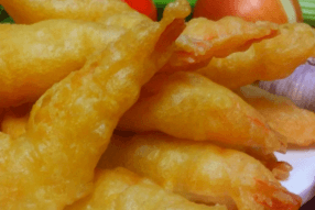 Deep-Fried Jumbo Prawns (Sauce on the Side) 炸大虾