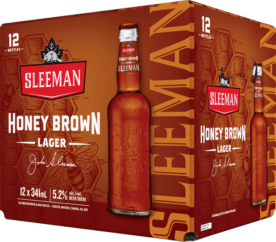 Sleeman Honey Brown 12BT (12 x 341 ml bottles)