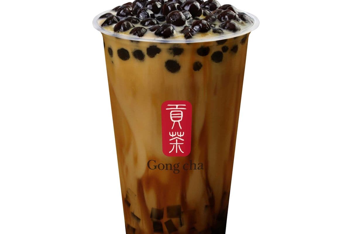 Brown Sugar Oolong Milk Tea with 2J