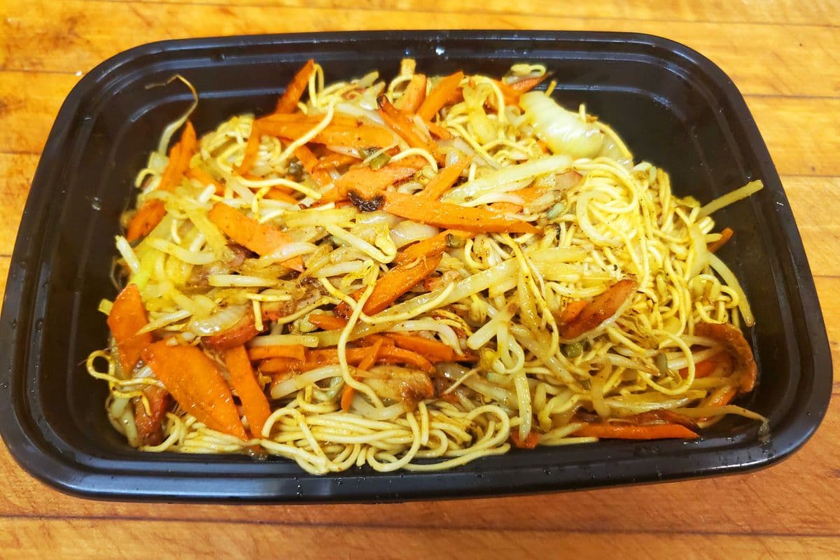 39A. BBQ Pork Lo Mein (curried)
