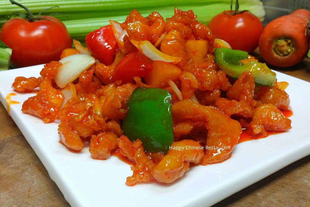 Sweet-and-Sour Chicken 古老鸡
