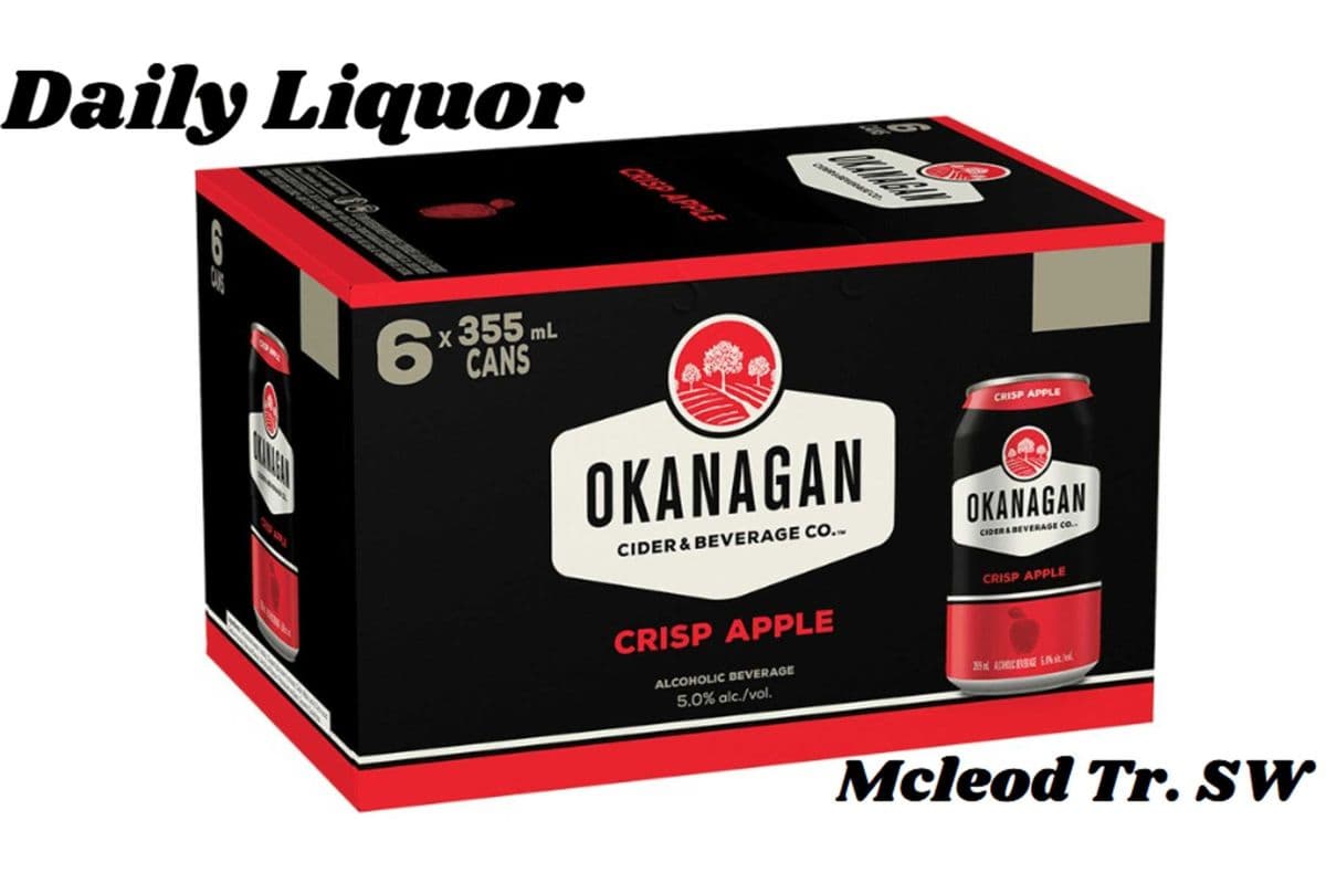 OKANAGAN CRISP APPLE CIDER 6 CANS (1 x 6*355ML)