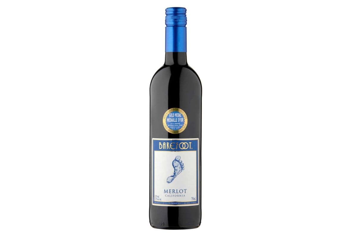 Barefoot Merlot-750ml (1 x 750ml)
