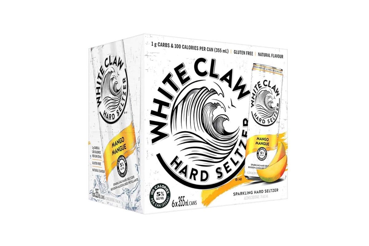 White Claw- Mango (6 x 355ml Cans)