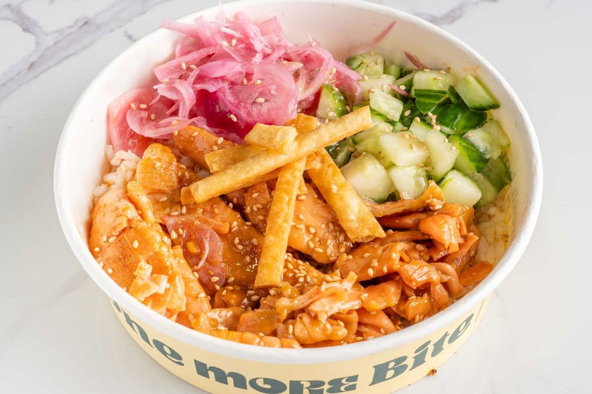 Ginger Miso Salmon Bowl