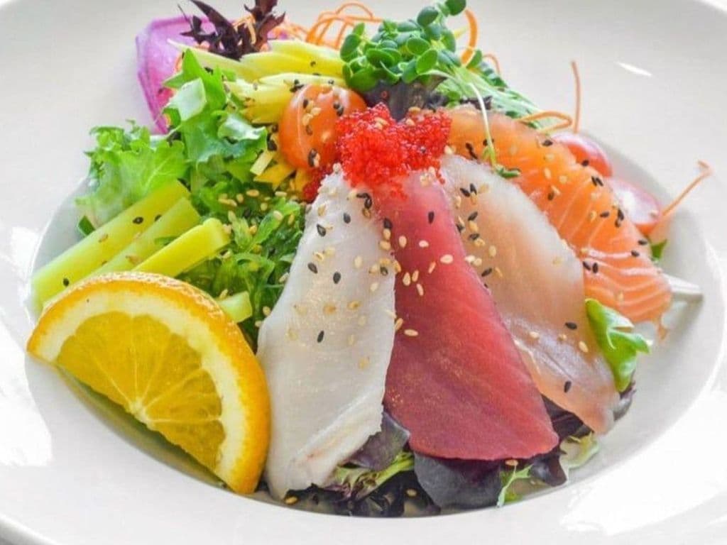 Salade sashimi