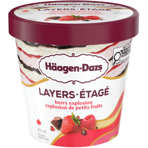 Haagen-Daz Étagé Explosion de Petits Fruits 414ml/ Haagen-Daz Layers Berry Explosion 414ml