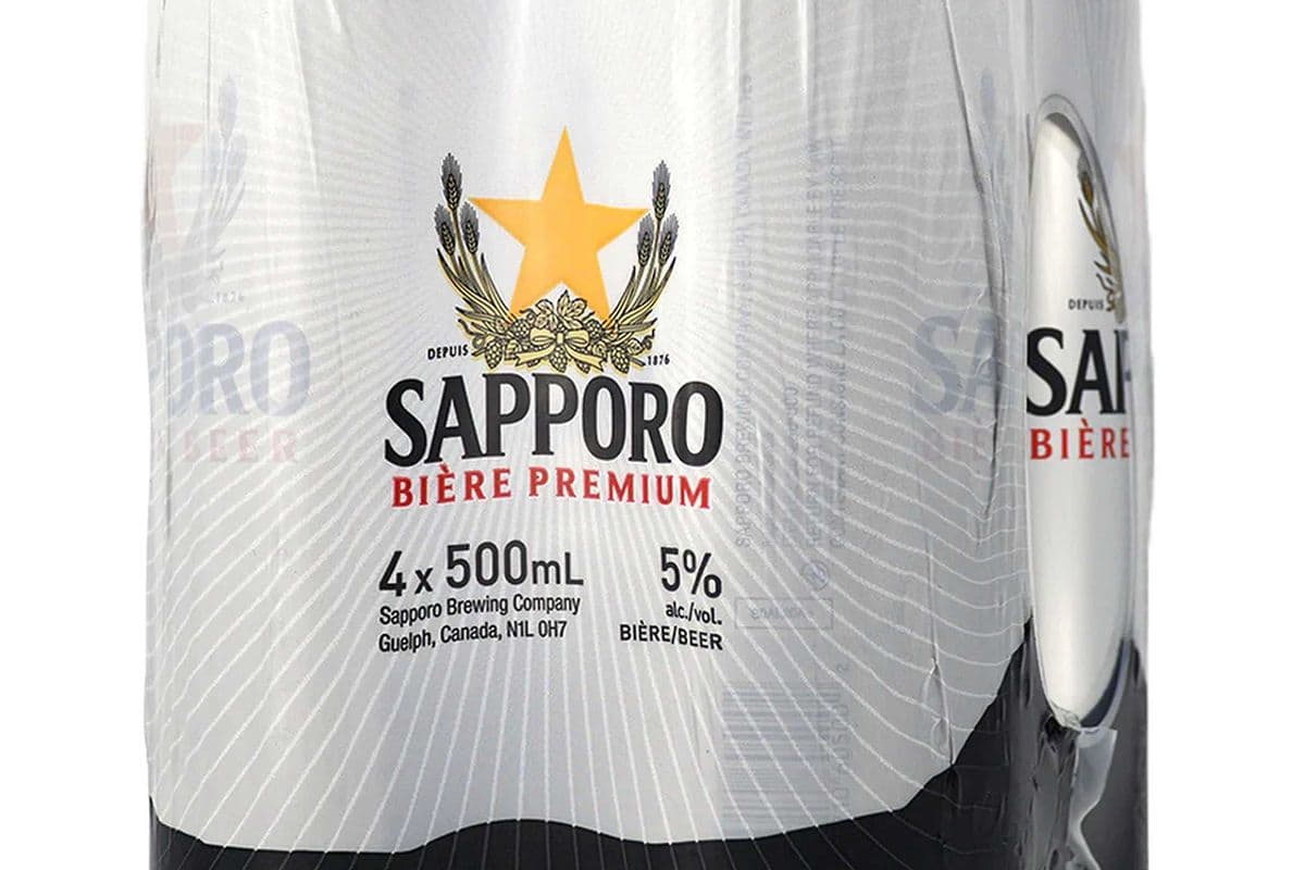 Sapporo Premium Lager - 4x500mL Cans (4 x 500ml)