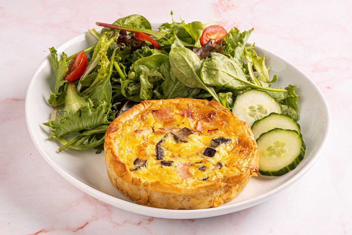 Ham, Mushroom and Gruyère