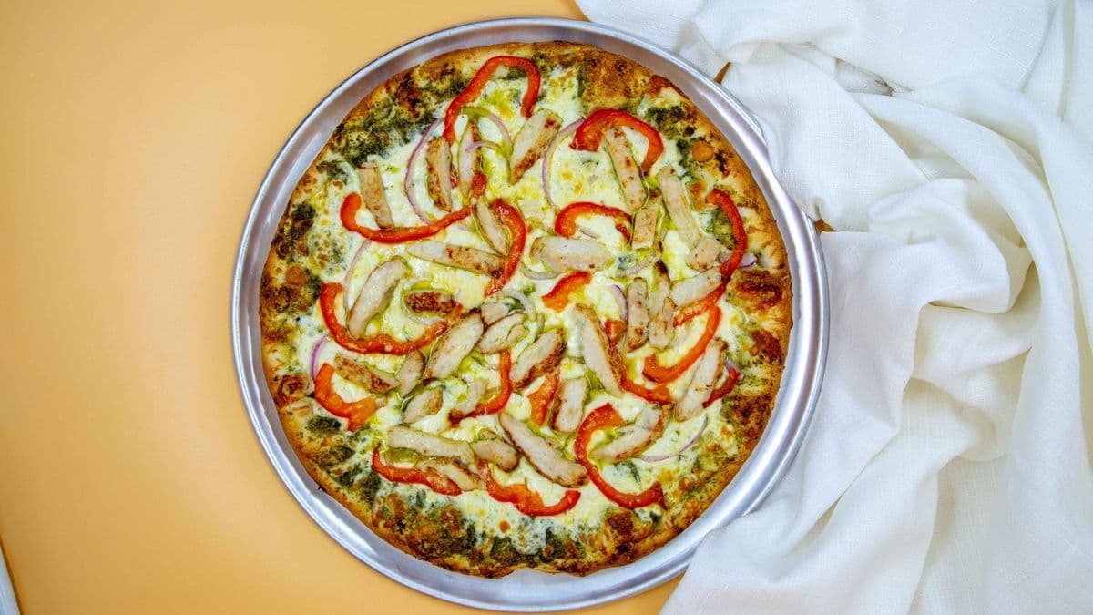 Chicken Pesto Pizza