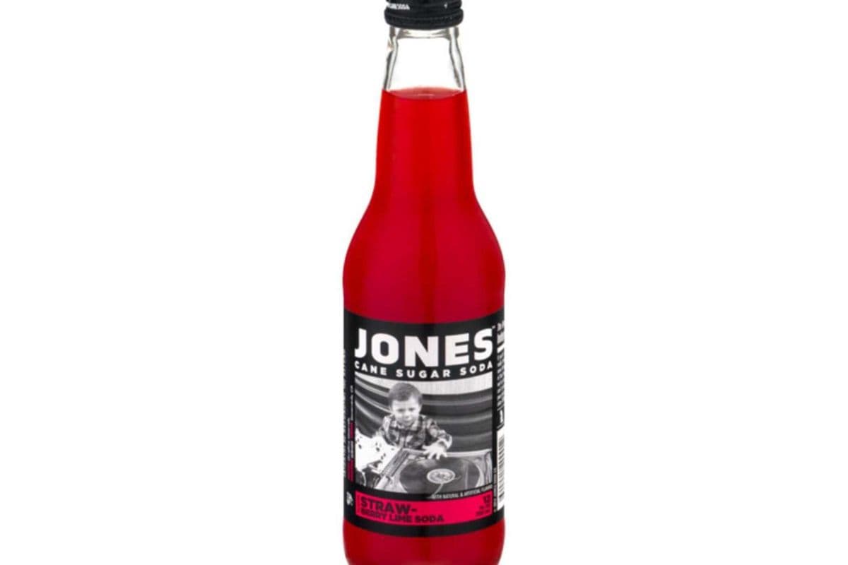 Jones Cane Sugar Soda - Strawberry Lime (355 ml)