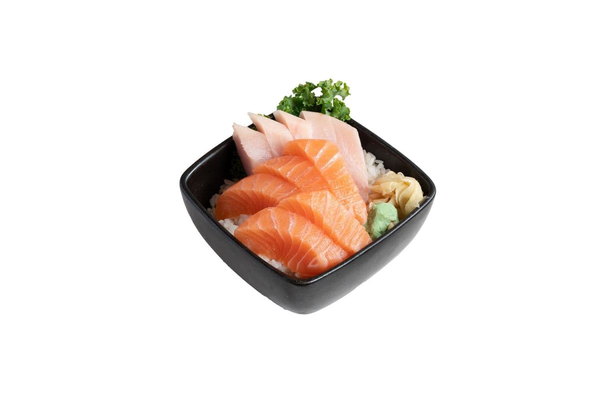 Salmon and Tuna Don (10 pcs)