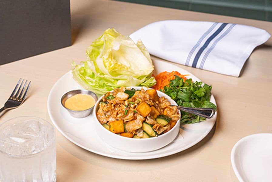 Vegan Tofu Cashew Lettuce Wraps