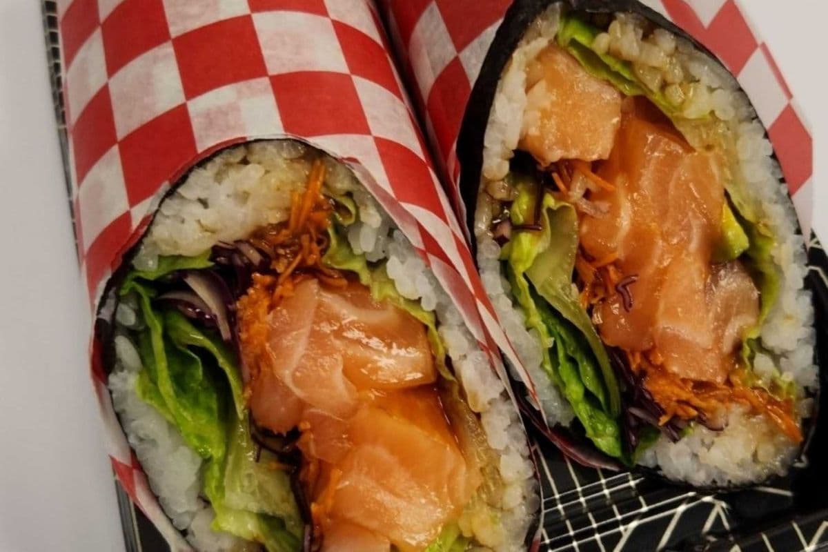 F7. Salmon Burrito