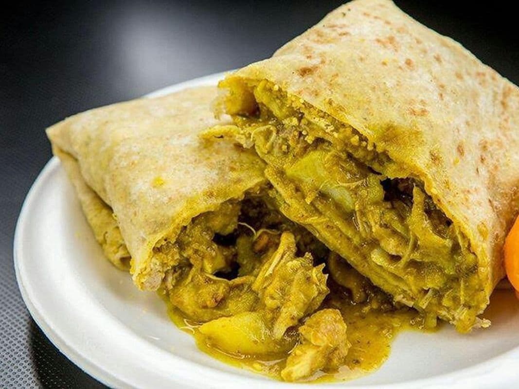 Curry Chicken Roti