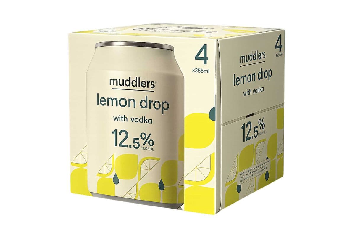658961 - Muddlers Lemon Drop (4 x 355 ml)