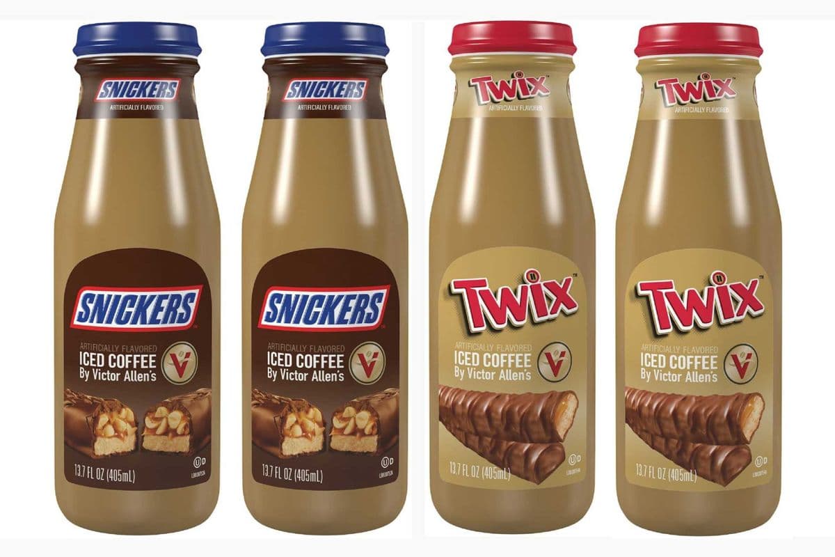 Snickers and Twix Ready-to-Drink Iced Coffees 405ml