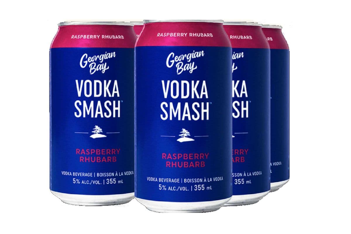 Georgian Bay Vodka Smash Raspberry (4 x 355 ml)