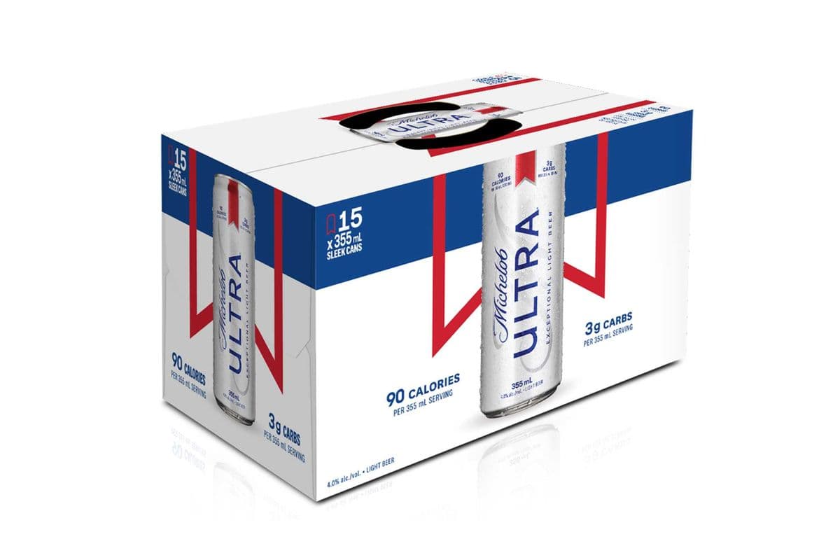 Michelob Ultra (15 Cans) (1 x 355 ml)