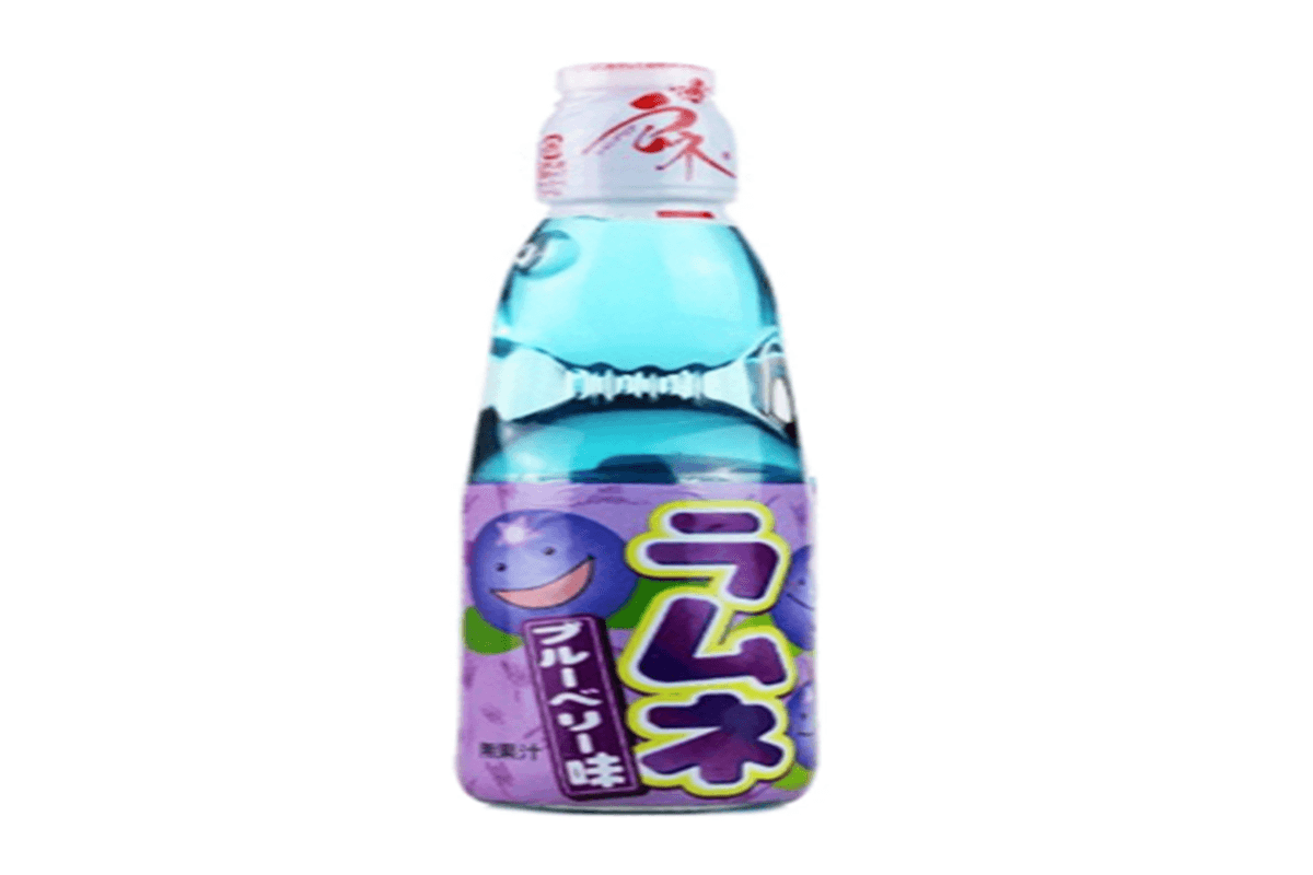 Blueberry flavor Ramune Drink (200ml)