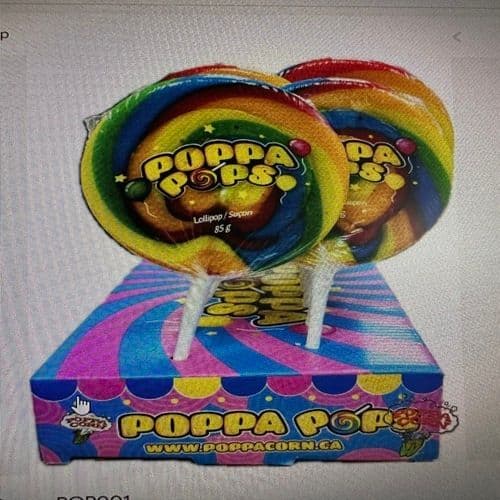 Poppa Pops Sucette 85g/ Poppa Pops Lollipop 85g