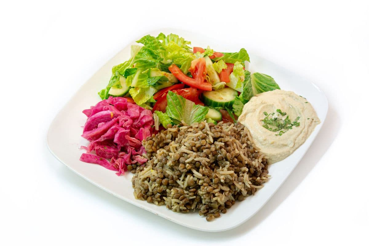 Vegetable and Lentils Platter
