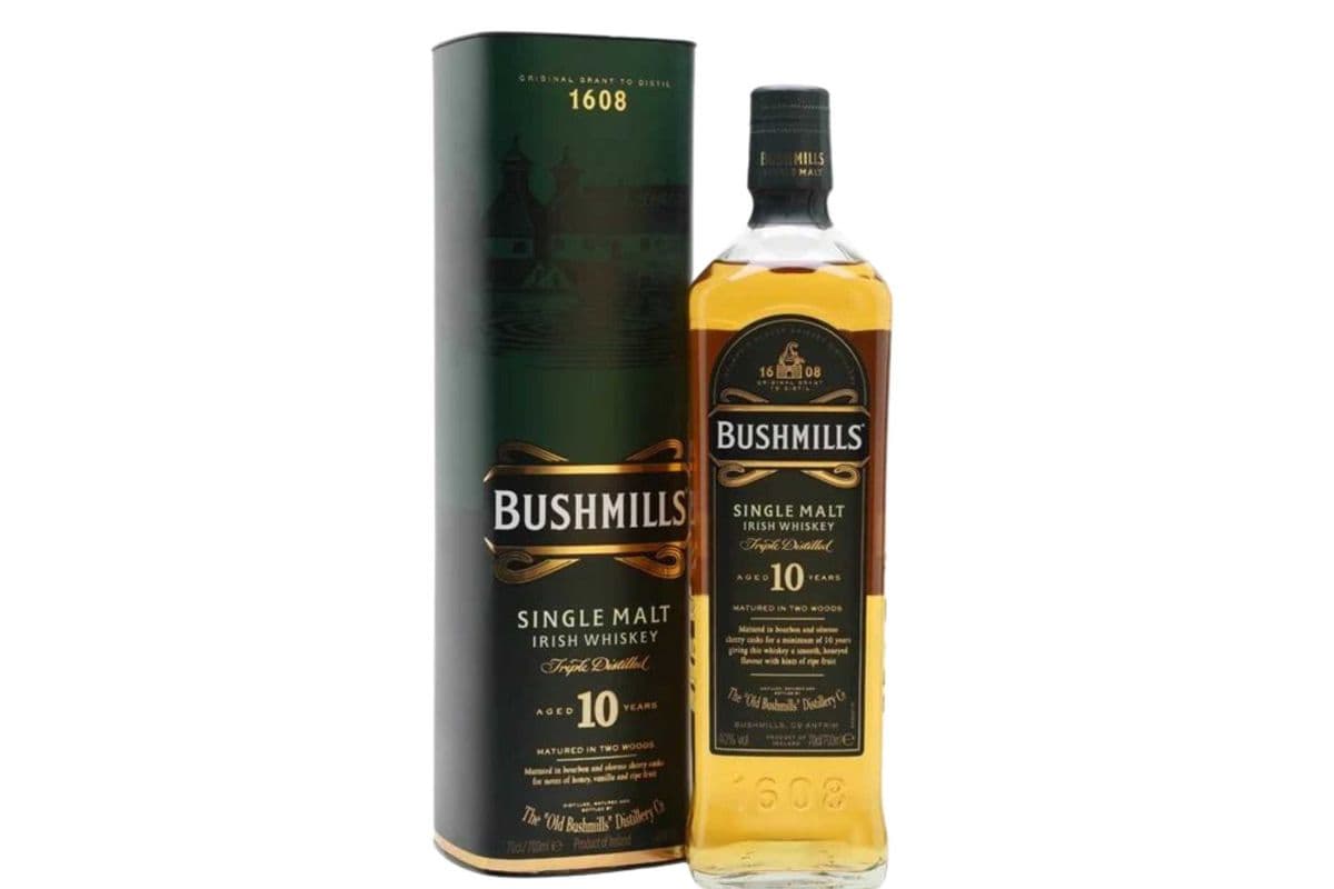Bushmills Single Malt 10 Yr Old Irish Whiskey (Ireland) (750 ml) (1 x 750ML)