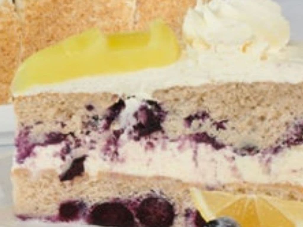 Lemon Blueberry Layer Cake
