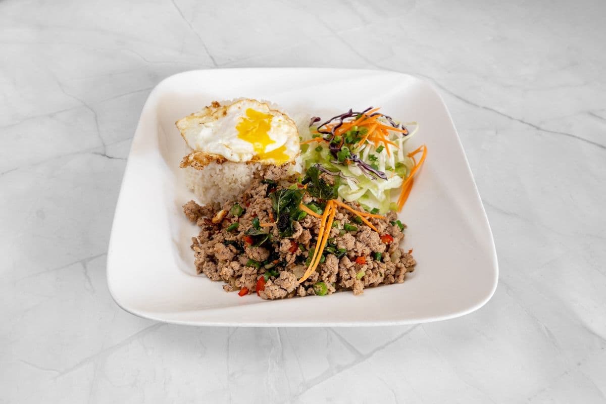 1. Thai Town Pad Kra-Prau with Rice